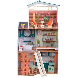 KidKraft Marlow Houten Poppenhuis met 14 accessoires