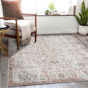 Charmant Vintage Vloerkleed met Bloemenmotief voor Elke Kamer in Huis