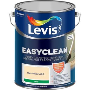 Levis EasyClean - Tegen Zwarte Strepen Mengverf - Mat - Clear Yellow A30 - 5L