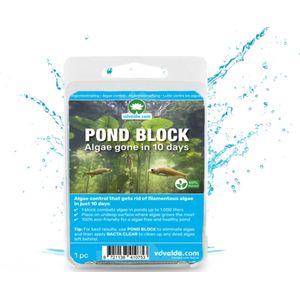 Pond Block Vijver Algenbestrijding - 1 blok per 1 m³ water - Van der Velde Waterplanten