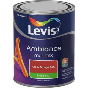Levis Ambiance Mur Extra Mat Mix - Clear Orange A80 - 1 L