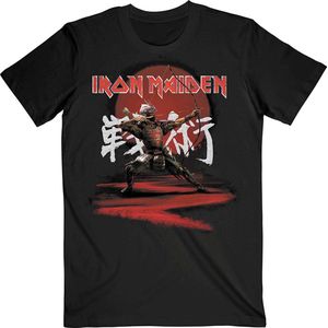 Iron Maiden - Senjutsu Eddie Archer Kanji Heren T-shirt - 2XL - Zwart