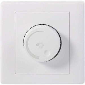 Dimmer Switch - Practical Wall Mounting Push On/Off Rotating Lamp Brightness Controller