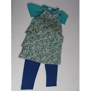 Ensemble - Kledingset - Meisje - Overgooier + Tshirt + legging - 4 jaar 104