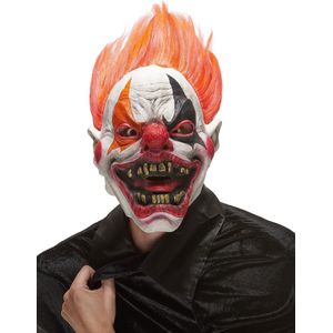Duivelse clown masker voor volwassenen Halloween  - Verkleedmasker - One size
