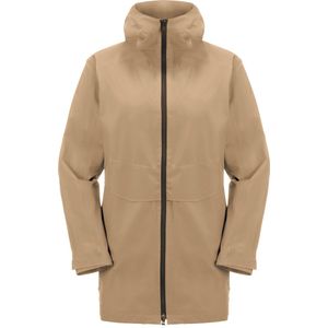 Jack Wolfskin MAINKAI LONG JKT W Dames Outdoorjas - sand storm - Maat L