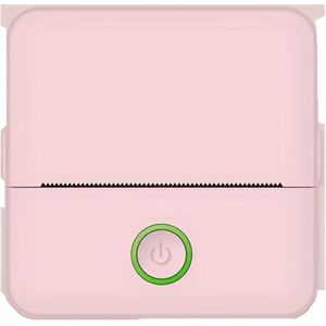 Nivard Mobiele Fotoprinter - Mini Printer - Pocket Printer - Voor Mobiel - Draadloos - Roze