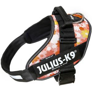 Julius-K9 IDC®Powertuig, XL - maat 2, roze met bloemen