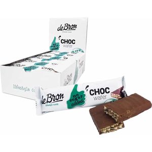 De Bron Choco Wafer - 24 x 34 gram