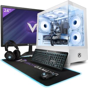 Vibox II-142 Complet Game PC • 24"" Monitor • Intel Core i5 10400F 4,3 GHz • Nvidia RTX 5060 Ti 8 GB • 16 GB RAM • 1 TB NVMe SSD • Windows 11 • WiFi
