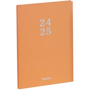Brepols agenda 2024-2025 - HORIZON - CORAL - Weekoverzicht - Oranje - 14.8 x 21 cm