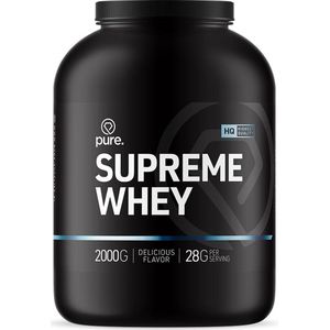 PURE Supreme Whey - bosvruchten - 2000gr - eiwitshake - wei protein - koolhydraatarm - whey eiwit - eiwitten