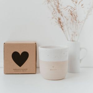 Mok - Mama - Zonde oor - Tas - Aardewerk - Handgemaakt - Servies - Decoratie - Geschenk - Cadeau - Koffie - Thee - Origineel Cadeau - Uniek - Vrienden - Koffietas - Moederdag