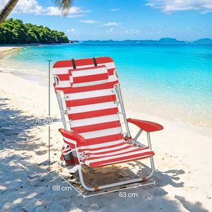 Strandstoel – Campingstoel – Opvouwbaar – Compact Voor Reizen