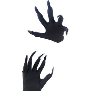 BamBella® - carnaval verkleed klauwen handschoenen met lange nagels - Cosplay rollenspel verkleden feest Halloween