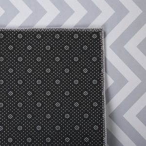 SAIKHEDA - Vloerkleed - Grijs - 70 x 200 cm - Polyester