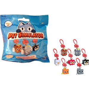 Pet Simulator X blind bag serie 2 - Sleutelhanger - 1 exemplaar - Clip - Videogame merchandise