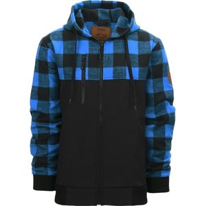 Fostex Garments - Lumbershell Jacket (kleur: Zwart/Blauw / maat: XXXL)