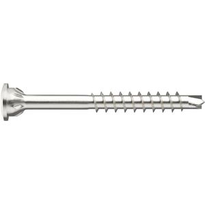 Wurth - ASSYplus 4 TH staal vernikkeld DD top head RW - ASSY®plus 4 TH glaslatschroef Gehard vernikkeld staal deeldraad top head 60° - x 500 st - Interne aandrijving RW10
