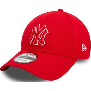 New Era - New York Yankees - Team Outline 9Forty - Red Cap