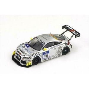Audi TT-RS #110 24 hours of Nürburgring 2012 (Zilver) (10cm) (23/500pcs) 1/43 Spark - Modelauto - Schaalmodel - Model auto - Miniatuurautos - Miniatuur auto