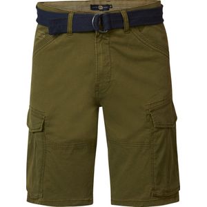 Petrol Industries - Heren Cargo Short met Riem Gulf Shores - Groen - Maat S