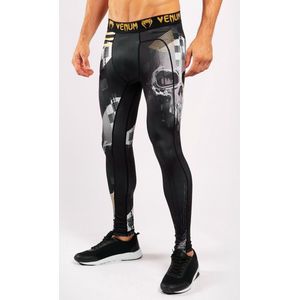 Venum SKULL Legging Spats Tights Zwart Goud