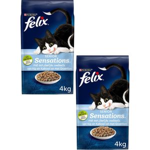 Felix Senior Sensations - Kattenvoer - 2 x 4 kg