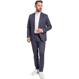 Suitable - Kostuum Flex Donkerblauw - Heren - Maat 52 - Modern-fit
