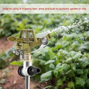 Zink Vogelsproeier Waterbesparend - Verstelbare Roterende Gazon Irrigatie System met Zink Legering Grond Insert .