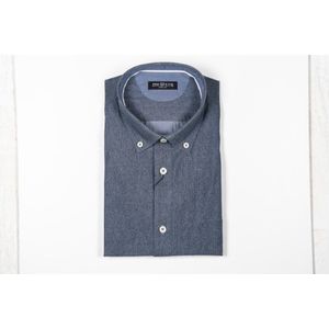 Pre End heren overhemd - heren blouse - lange mouw - 100505 - Stafford - blue print - maat XXL