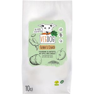 Vegdog Farmer’s Crunch – Hondenbrokken – Veganistisch – Volledig Dierenvoer – Duurzaam – Gezond –  5kg