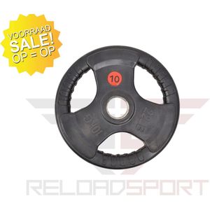 ReloadSport - Tri-grip Halterschijf - 2x 10KG - 50mm - Olympische - Halterschijven - 10 kg - sale