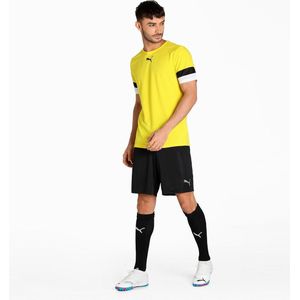 Puma Teamrise Shirt Korte Mouw Heren - Geel | Maat: XXL