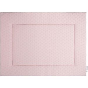 Baby's Only Gebreid boxkleed Reef - Parklegger - Speelkleed - Misty Pink - 80x100 cm - 100% ecologisch katoen - Extra dik - Boxmatras - Tweezijdig te gebruiken