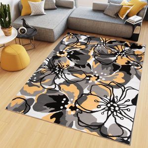 Tapiso Maya Vloerkleed Geel Woonkamer Kleed Modern Tapijt Maat- 250x300