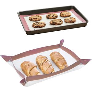 JGS ® Veelzijdige Herbruikbare Siliconen Bakmatten met Lekvrije Randen voor Perfect Bakplezier