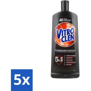 Vitroclen - Kookplaatreiniger - Keramisch & Inductie - 5 in 1 - 500 ml - Bulkverpakking - 5 stuks
