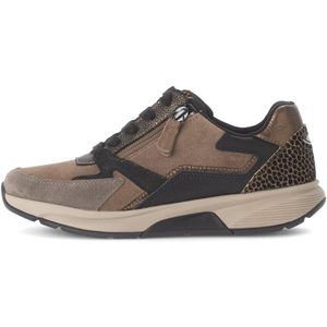 Gabor Rollingsoft Sneaker 76.878.42 Bruin Zwart Combi