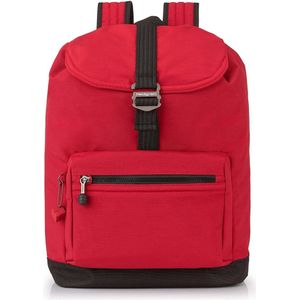 Hedgren Vrije tijd rugzak Rugzak Crusade Drawstring Backpack RFID Salsa Red Donkerrood