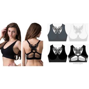 Sweet Angel Vlinder Bra - Sport Bra - 3Pack - Confectiemaat S/M - Cup A/B