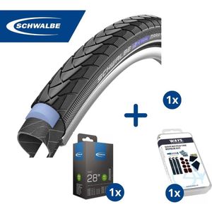 Fietsband - Schwalbe - Buiten- & binnenband - Marathon Plus & AV17 - 28 inch x 1.10 - 1.75 - 40 mm - Met plaksetje