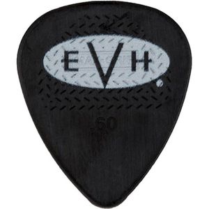 EVH 221351402 signature picks, zwart/wit, 0.60 mm, 6-pack