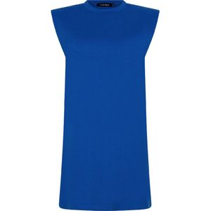 Ydence - Dress Nicoline - Cobalt blauw - Maat XS