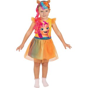 Funidelia | My Little Pony Sunny Starscout Kostuum voor meisjes  My little pony, Tekenfilms, Pony - Kostuum voor kinderen Accessoire verkleedkleding en rekwisieten voor Halloween, carnaval & feesten - Maat 107 - 113 cm - Oranje