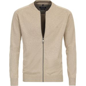 Casa Moda - Vest Zip Beige - Heren - Maat M - Regular-fit