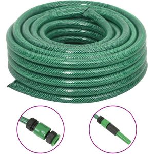 vidaXL-Tuinslang-met-koppelingsset-0,9''-20-m-PVC-groen