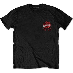 Guns N' Roses - Lies Repeat 30 Years Heren T-shirt - met rug print - XL - Zwart