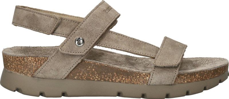 Panama Jack Selma Suede dames sandaal - Taupe