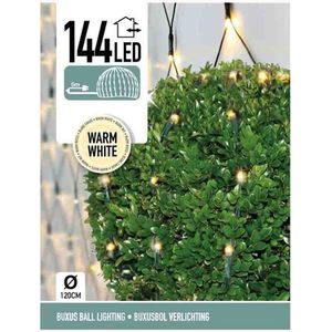 Oneiro’s luxe Buxus Netverlichting - 144 LED - warm wit - kerst - lichtgordijn - feestdagen - winter - verlichting - binnen - buiten – sfeer